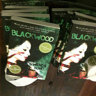 Stopped by to see the wonderful Kate Milford at McNally Jackson. NYC peeps, get signed Blackwood copies there.